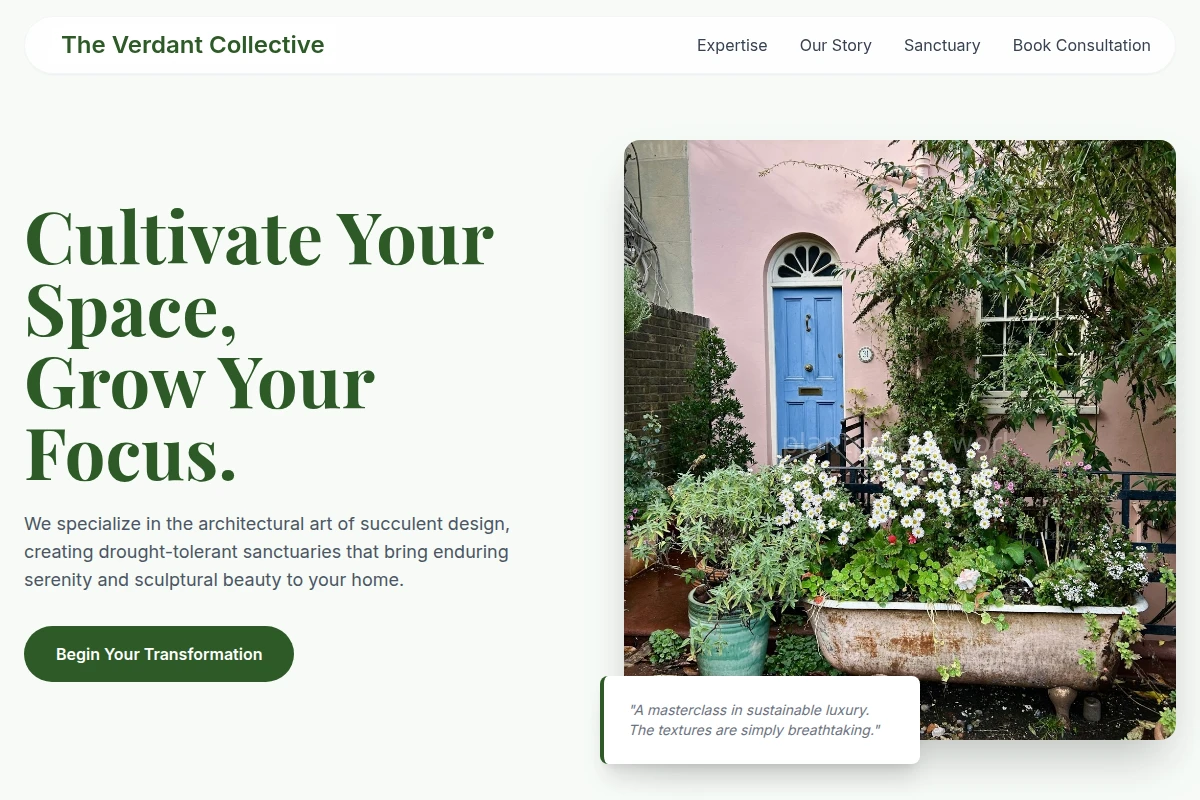Succulent Garden Design