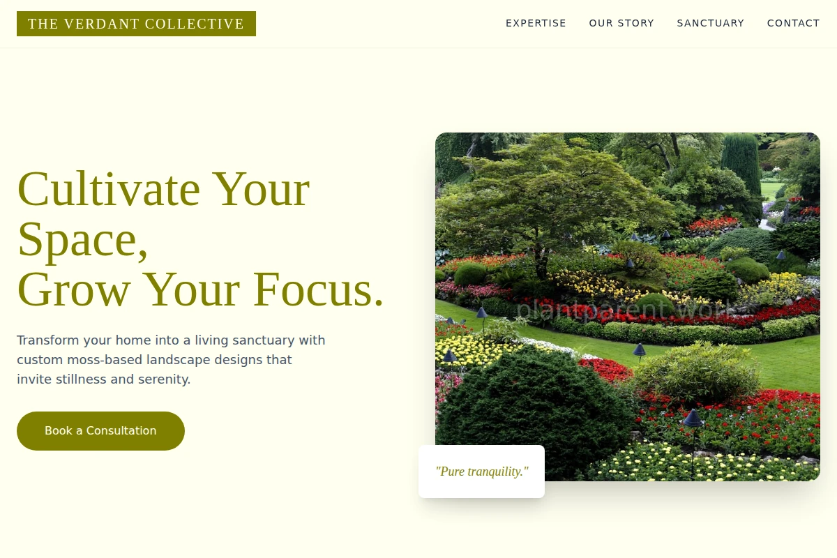 Moss Garden Design