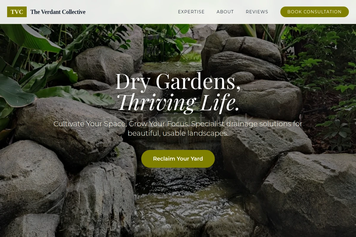 Drainage Garden Design